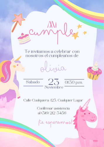 Invitación Digital En Pdf O Png No Física