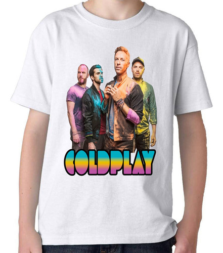 Remera Camiseta Adulto Coldplay Banda Musica Rock