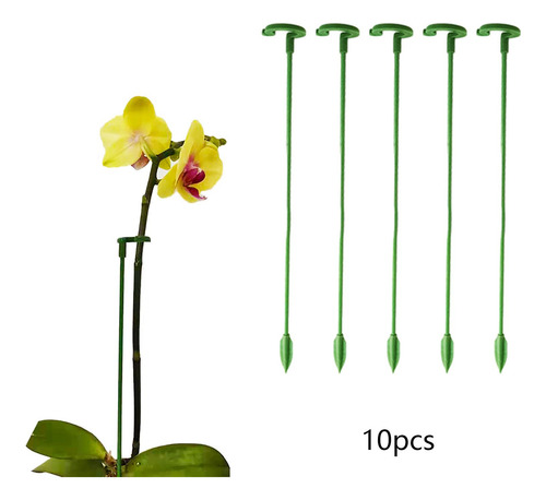 10 Uds. Soporte De Flores Para Plantas, Soporte 17cm