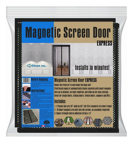 Cortina Mosquitera Magnética For Puertas 210*100cm