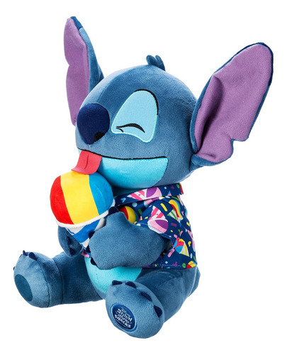 Peluche Stitch 12 Disney Stitch Attacks Snacks Ed. Limitada Color Azul