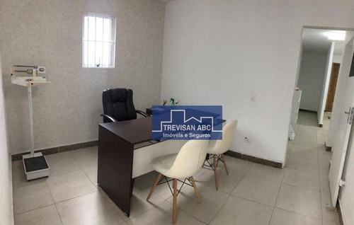 Imagem 1 de 7 de Sala Comercial Para Locação No Demarchi/sbc 3 Salas, 2 Vagas - Sa0123