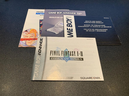 Final Fantasy 1 And 2: Dawn Of Souls Game Boy Advance (Usado)