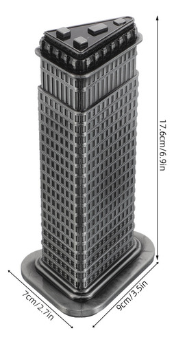 Modelo De Construcción De Metal Vintage: Escultura Arquitect