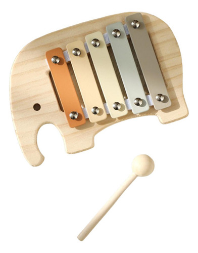 Xilófono De Madera De 5 Notas, Instrumento De Percusión,
