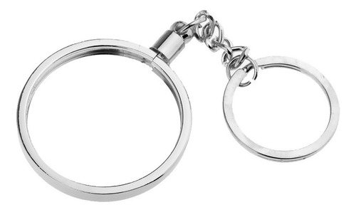 Llavero De Monedas Colgante Plata