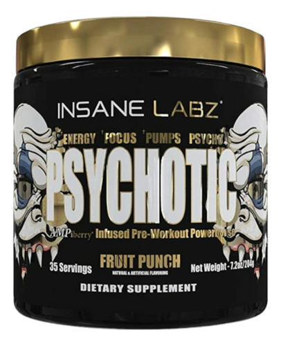 Psychotic Pre-workout 35 Ser - L a $198900