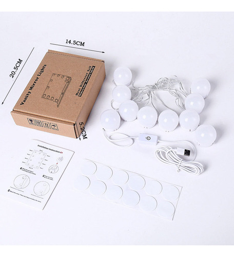 Luz De Espejo De Maquillaje Led Hollywood Style Kit