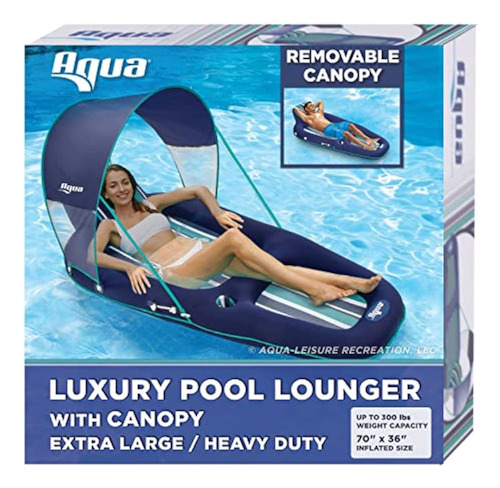 Aqua Campania Ultimate 2-in-1 Pool Float Lounge 