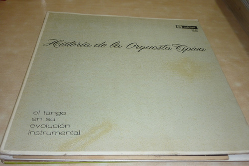 Argentino Galvan Historia Orquesta Tipica Vinilo Excelente