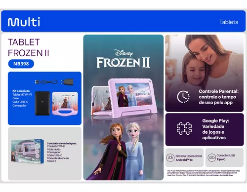 Tablet Multilaser Disney Infantil 32Gb 2Ram Netflix  em Promoção na  Americanas