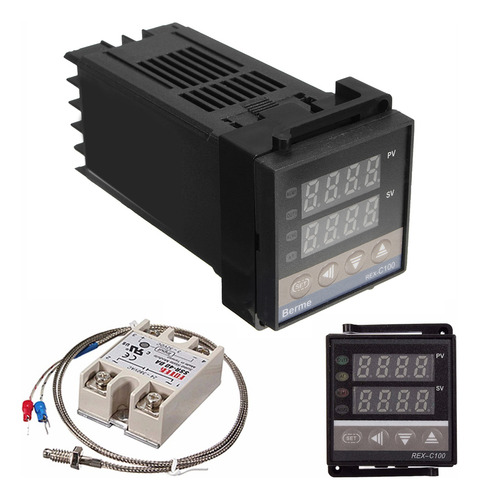 Controlador De Temperatura Digital Lcd Pid Rex-c100.termop