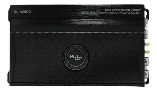 Amplificador Kl Audio Ref Kl-a250d  2800 W Max 4 Canales