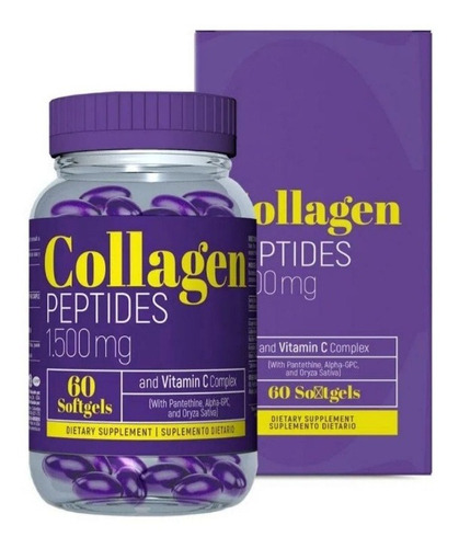 Colageno Peptides 1500mg Y Vitami - Unidad a $59850