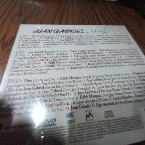 Cd + Dvd Juan Gabriel *el Divo Y Sus Divas*-nuevo Sellado (Usado)