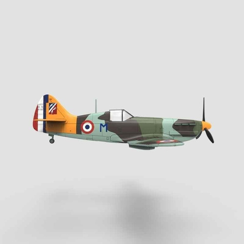 Imagen 2 de 5 de Avion A Escala - Dewoitine D.520 - Segunda Guerra Mundial
