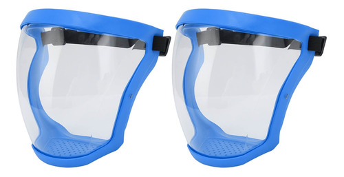 Funda Facial Protectora Transparente, 2 Unidades, Elástico D