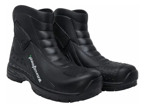 Bota De Chuva Moto Motoqueiro Cano Curto - Pantaneiro