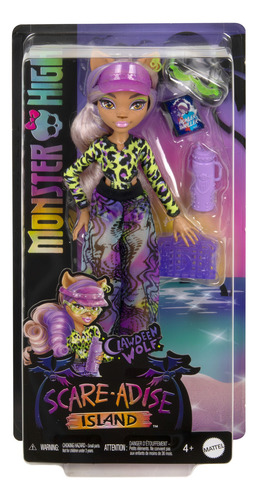 Monster High Muñeca Isla Del Terror Clawdeen