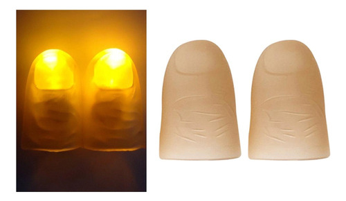 ... Finger Luces De Magia Trucos Pulgar Luz Led Falso