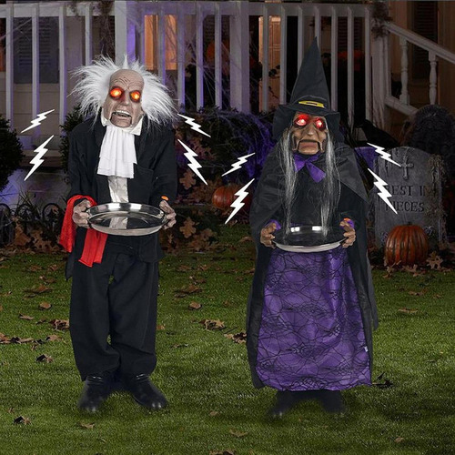 Decoración De Halloween, Figura De Ama De Llaves