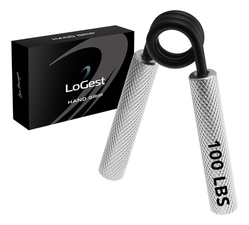 Logest Fortalecedor De Agarre De Metal De 100 A 350 Libras,