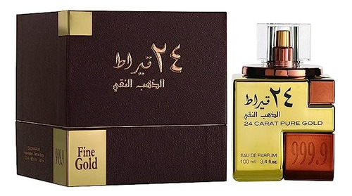 Perfume Lattafa Fine Gold 999.9 Eau De Parfum 100ml