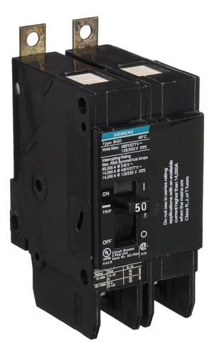 Siemens Doble Polo Ac Dc Kaic Perno Breaker