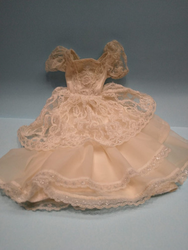 Vestido Da Boneca Barbie Noiva Moda Festa 1990 Estrela (Usado)