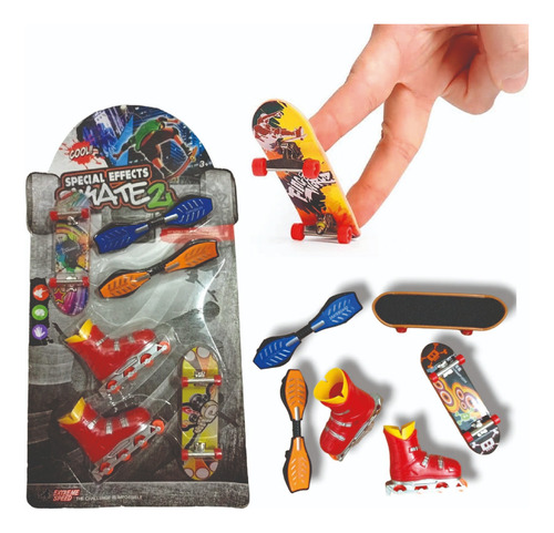 Patines Patinetas De Skate Para Dedos Set Tablas Fingerboard