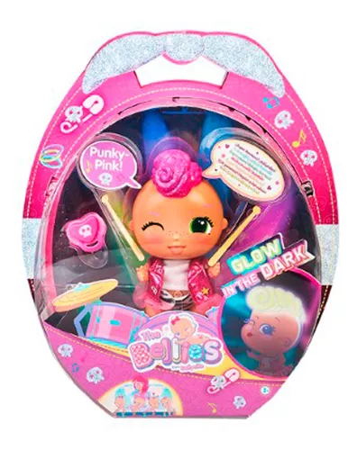 Punky Pink Bellies Baby Bebes Interactivos