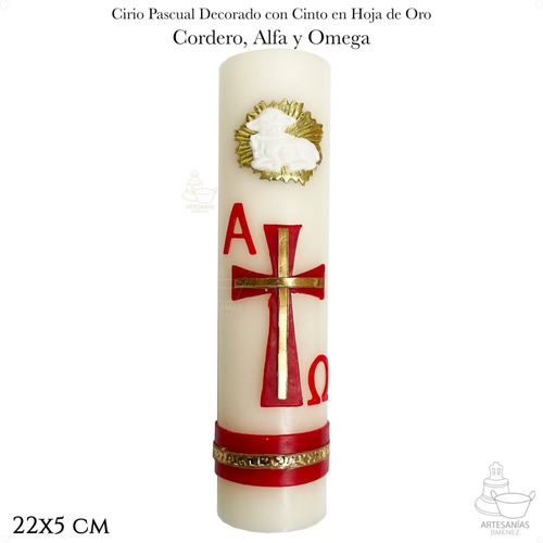 Cirio Pascual 22x5 Cera