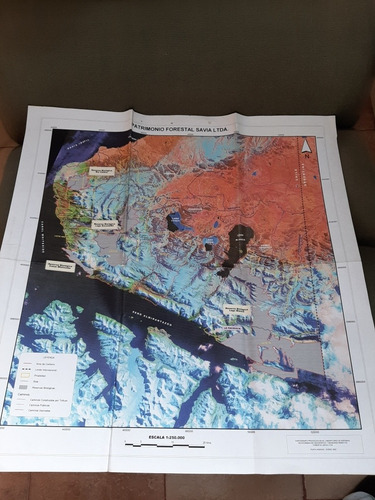 Mapa De Punta Arenas 55x54 Plano ( Lanús)