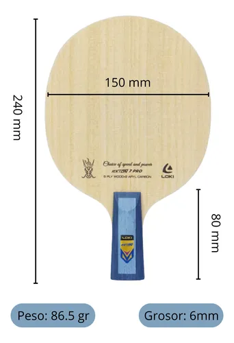 Madero Paleta Pro Tenis De Mesa 7 Capas Rxton 7 Loki