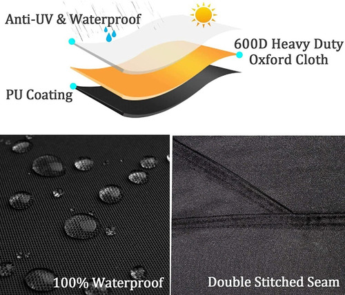 Imagen 4 de 6 de Funda De Lona Cama Larga Resistente Al Agua Correas Elastica
