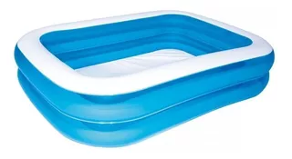 Piscina inflable rectangular Bestway 54005 de 201cm x 150cm x 51cm 450L azul