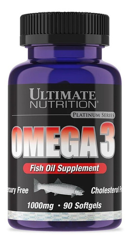 Ultimate Nutrition | Omega 3 Mercury Free | 1000mg | 90 Soft