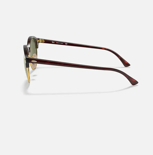 Ray-ban Clubround Rb4246 Acetato Clásico Standard , Verde G15 Habana Rojo Pulido Habana Rojo