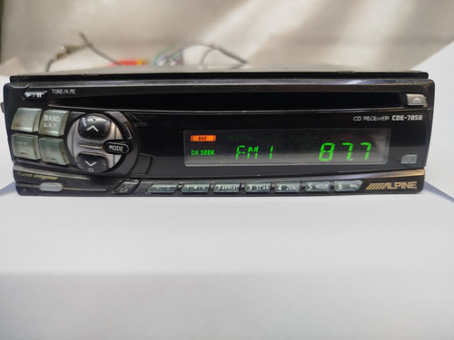 Autoestereo Alpine Cde-7858 Cd (no Mp3, Ni Aux) (Usado)