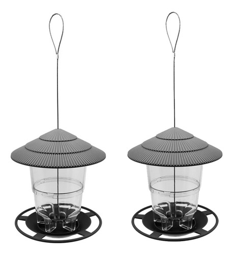 2 Comederos Para Pájaros Silvestres, Comedero Exterior A Pru