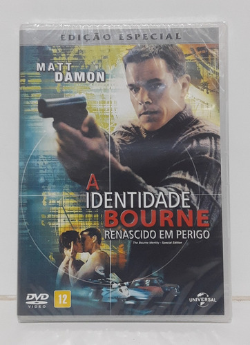 Dvd A Identidade Bourne Renascido Em Perigo Original Lacrado