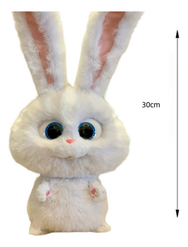2024 Secret Life Of Pets Snowball The Bunny Peluche Mediano