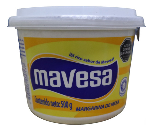 Margarina Mavesa De 500gr Tradicional