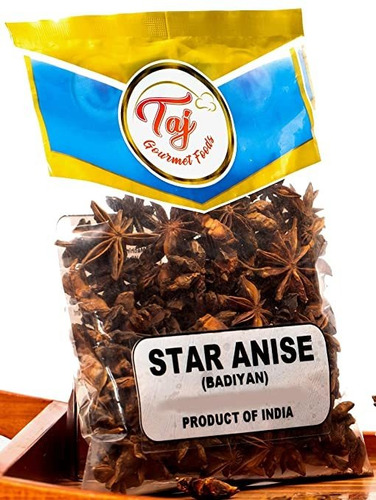 Taj Premium Indian Star Anise Seeds (whole Pods), Badian Kha