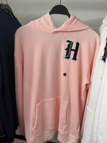 Imagen 3 de 10 de Sudaderas Buzo Con Capucha Logo Bordado Hollister