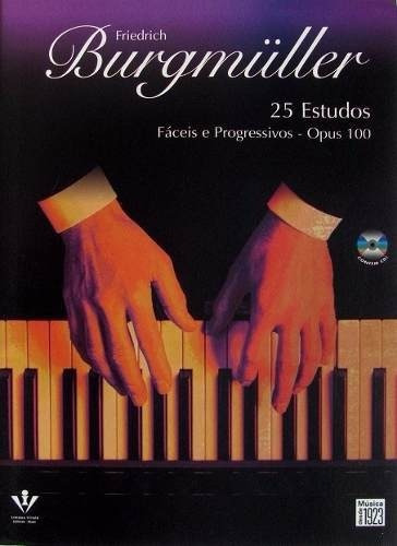 Burgmuller 25 Estudos Opus 100 Com Cd