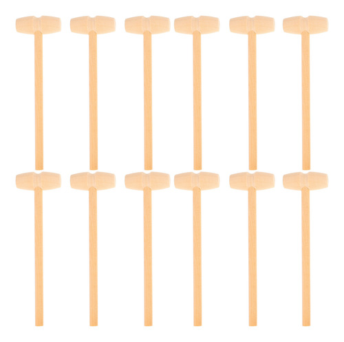 12 Mazos De Madera Para Niños, Minimartillo, Mazo De Madera