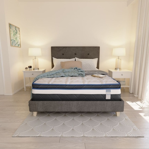 Imagen 3 de 5 de Combo Colchón Eldorado King Florence 200 X 200 Cm + Cama Sui