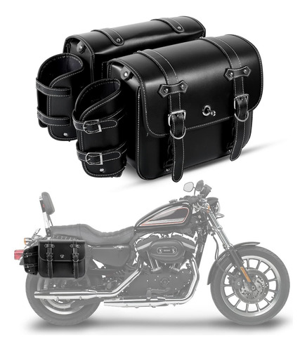 Oxmart Alforjas Para Motocicleta Con Soporte Para Tazas, 2 E