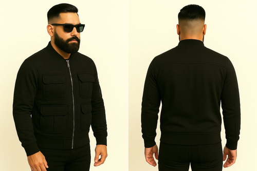 Chaqueta Bomber Gaba Para Hombre Zionix Ind - Estilo Moderno